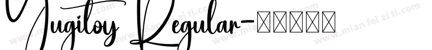 Yugitoy Regular字体转换